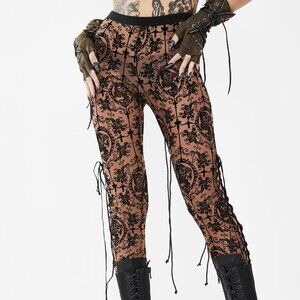 Devil Fashion Lace Skinny Pants